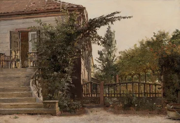 The Garden Steps Leading to the Artist